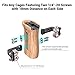 SMALLRIG Side Wooden Handle Grip for DSLR Camera Cage w/Cold Shoe Mount, Threaded Holes, Direction Changeable - 2093