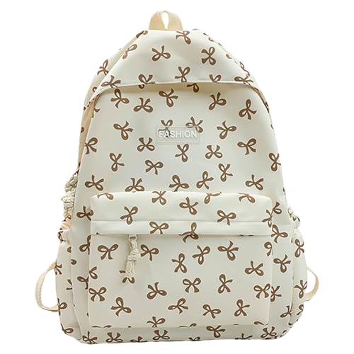 Mochila kawaiii carinos para portátil que alivia el dolor de hombros caqui