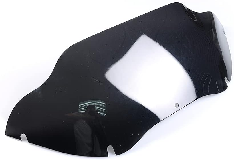 Motorcycle 9.5" Black Windscreen Wind Splitter Windshield For 1998-2013 Harley Davidson Road Glide Harley Road Glide Windshield 98-13 (Dual Light Glide) - Black