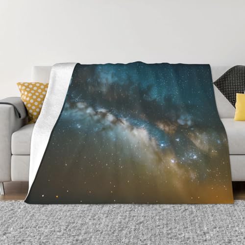 Couverture micro polaire anti-froid univers abstrait pour canapé - 2