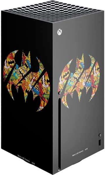 Skinit Decal Gaming Skin Compatible with Xbox Series X Console - Officially Licensed DC Comics Batman Movie 1989 Logo Design