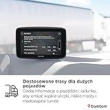 TomTom Nawigacja dla ciężarówek GO Professional 2 generacji (z ekranem 6 cali, mapami Europy i aktualnymi informacjami o korkach dla ciężarówek, samochodów dostawczych, autobusów i dużych pojazdów)