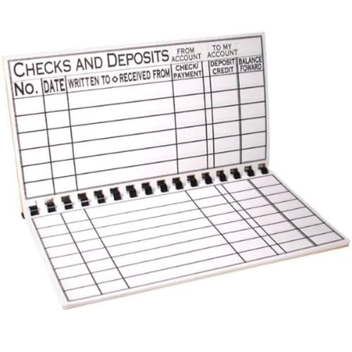 Bandwagon L7560 Jumbo Print Check Register Book thumb #6