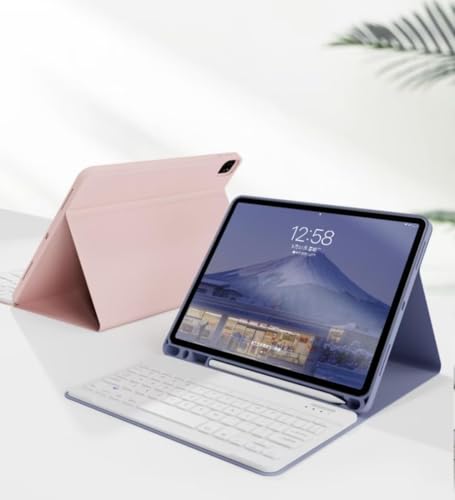 Disonbeir Rainbow Backlit Keyboard Case for iPad Pro 11 inch (4th/3rd/2nd/1st Gen) with Mouse and 7 Colors RGB Colorful Backlight Detachable Bluetooth Keyboard Cover,Pink by Disonbeir - Image 6