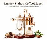 Nispira Belgian Belgium Luxury Royal Family Balance Syphon Siphon Coffee Maker Copper Color, 1 set 141［並行輸入］