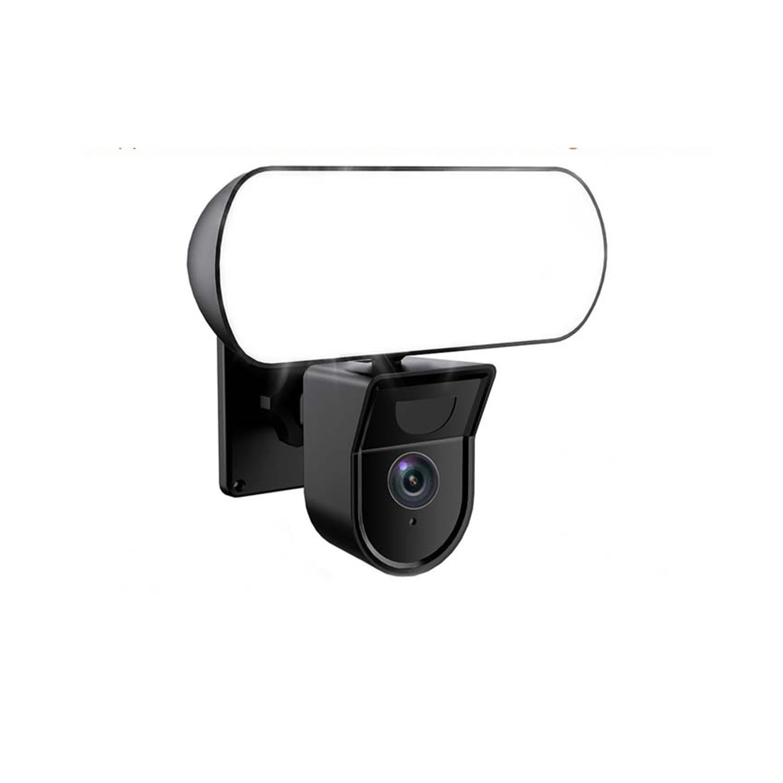 Oshpmbdlyfj Uk Plug 3Mp Tuya Floodlight Camera Wifi 10W Garden Wall Lamp Outdoor Waterproof Security Protection Surveillance Smart Sensor Light(,Alexa Camera)