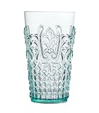 KLIFA- BLOIS- 20.5 ounce, Set of 6, Acrylic Highball Drinking Glasses, BPA-Free, Stackable Plastic D