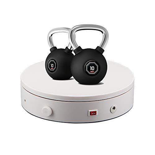 Comxim 360 Degree Photography Turntable For Product Shooting, 44Lb Capacity, 7.87In Diameter, Knob Control Speed, Jewelry,Watch,Shampoo,Shoes,Bag Shooting And Dispaly #TOP3