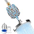 Advanced 30 Stage Shower Filter - High Output Shower Head Filter for Hard Water, Removes Chlorine, Fluoride, Heavy Metals, Restores PH Balance, Glowing Skin, Strong Nails & Shimmering Hair