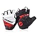 Produktbild msbeen Motorrad Fingerlose Handschuhe Hard Knuckle Motorrad Motocross Luva Biker Racing Ridding Radfahren Halbfinger Moto Protective Men-M.