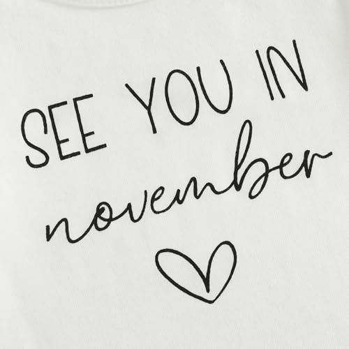 Image of woshilaocai Baby Announcement Bodysuit Pregnancy Reveal for Family | Pregnancy Reveal Ideas&New Baby Surprise for Grandparents, Husband, Aunt, Uncle, Gender Natural Romper, Funny Announcement