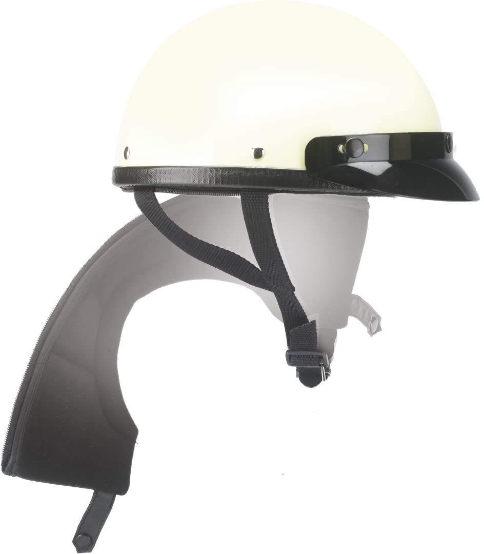 Redbike RB-520 Police Jet Helmet, ivory, L (59/60) : Amazon.ie