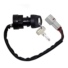 Auto-Moto Ignition Key Switch Fits for Yamaha Timberwolf 250 YFB250F 1994 1995 1996 1997 98 99 ATV - YFM 80 Grizzly 2005-2008