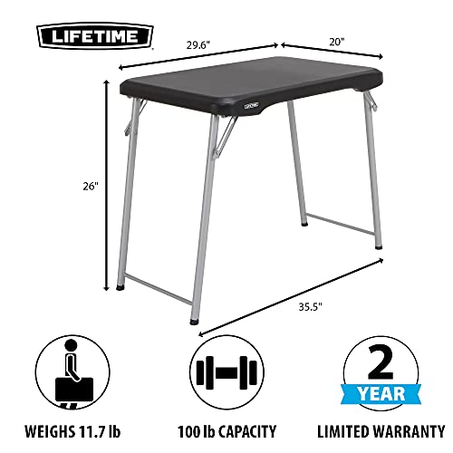 LIFETIME Stacking Compact Folding Table thumbnail 5