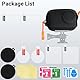CYNOVA Osmo Action 5 Pro Case Kit für DJI Osmo Action 5 Zubehör, Action 5 Pro Displayschutz und Silikon Objektivkappe, Anti-Kratzer, Anti-Kollision, Anti-Staub, Allround-Schutz