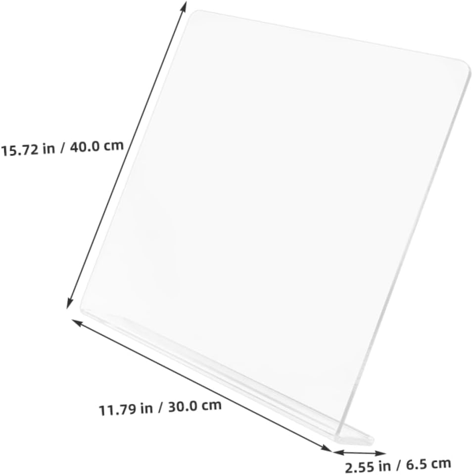 STOBOK Acrylic Desktop Easel for Artists Slanted Painting Board Anti-Stain Pad for Watercolor and Sketching for Home Creativity and Art Projects