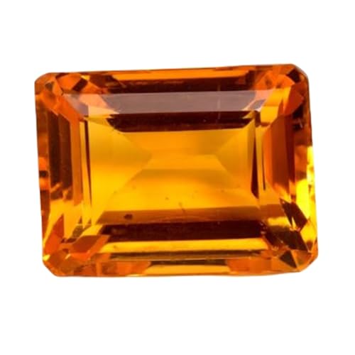 Citrine naturelle en vrac rectangulaire, pierre pour fabrication de bijoux collier DIY