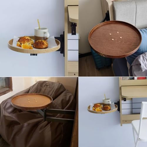 Bureau rabattable 180° extensible de 2,7 à 16,9 pouces - Étagère rétractable murale