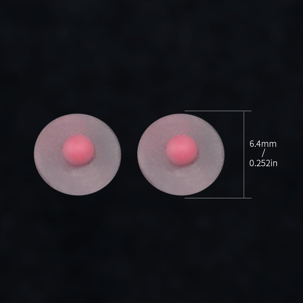 1/6 Scale Realistic Female Silicone Chest Patch 3 Pairs, 12-inch Female Action Figures Nipple Props 3 Set - Detailed Body Replacement Accessory Decor