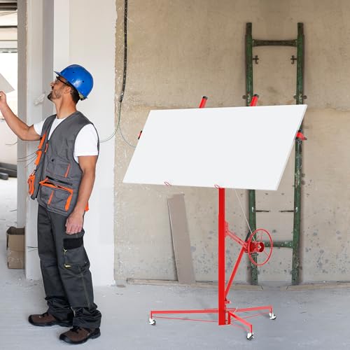 DEXSO 16ft Drywall Lifter Panel Hoist with Wheels,150 LBS Capacity by DEXSO - Image 6