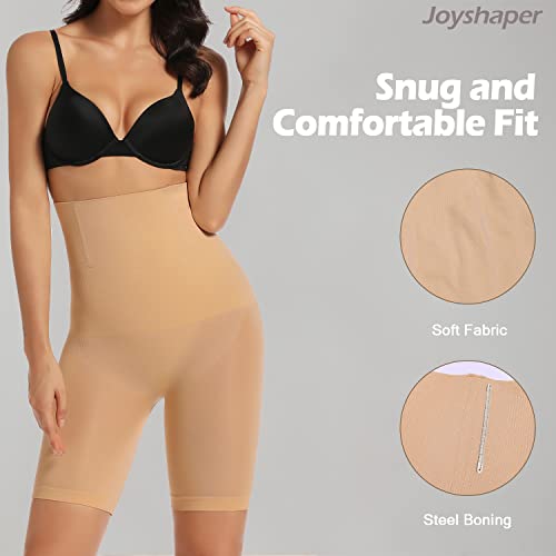 Joyshaper Shapewear For Women Tummy Control High Waisted Body Shaper Under Dresses Seamless Slip Shorts #TOP2
