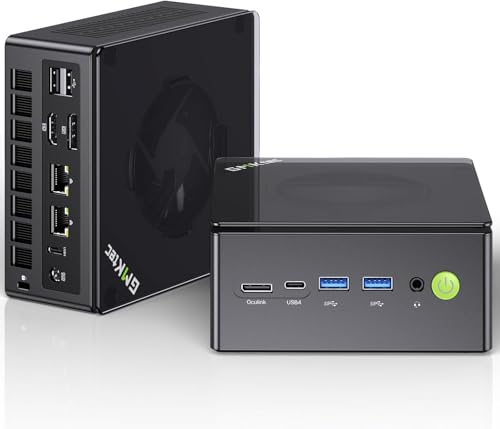 �y�Q�[�~���O �ŋ� AI �~�jPC�zGMKtec �~�jPC �yAMD Ryzen7 8845HS���� �ER7 H255/8745HS ��葬���z�b128GB DDR5�{8TB SSD�g���bOculink�{USB4.0×2���� MAX 5.1GHz�bWin