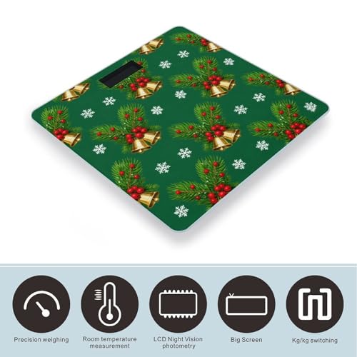 Báscula digital de baño precisa y estable con pantalla LCD miniatura 3