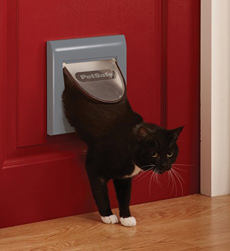 Petsafe Staywell Cat Flap, Free-Swinging Flap, Four Locking Options, Telescopic Frame, With Tunnel, Heavy Duty, Weatherproof, Silent, Magnetic Frame, For Cats With A Max. Weight Of 7 Kg, Grey #TOP1