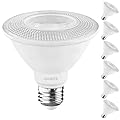 LUXRITE PAR30 Short Neck LED Flood Light Bulb, 75W Equivalent, 2700K Warm White, 900 Lumens, 11W, Dimmable LED Spotlight Bulb, Damp Rated, UL Listed, E26 Standard Base - Indoor Outdoor (6 Pack)