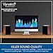Vanatoo Black Transparent One Encore Plus Near Field Studio Monitor Speakers Pair for TV, PC, Gaming. Powered Speakers for Desktop and Room. AUX, USB, Bluetooth, Toslink Optical, Coax, Remote.