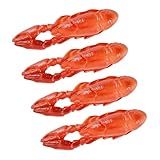 Figurine de homard de simulation : la statue de homard nouvelle et réaliste est une décoration supplémentaire pour votre balcon, cour, jardin, de homard