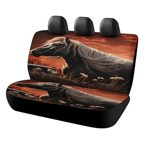 Funda de asiento de coche trasero resistente a arañazos para SUV, camión y furgoneta