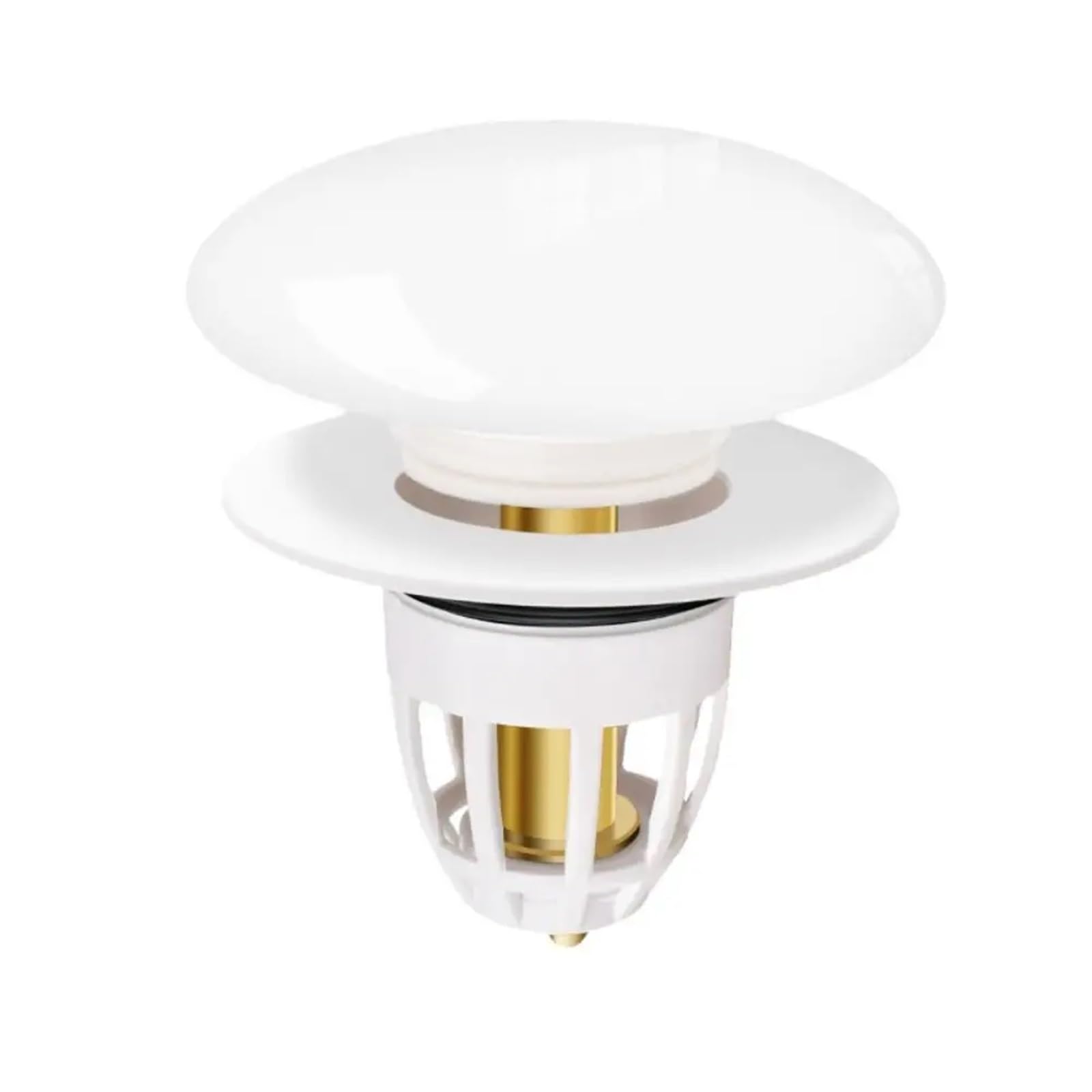 Ceramics Bathroom Sink Plug Stopper Drain Pressure Pop Anti-Clogging Universal For Bathtub