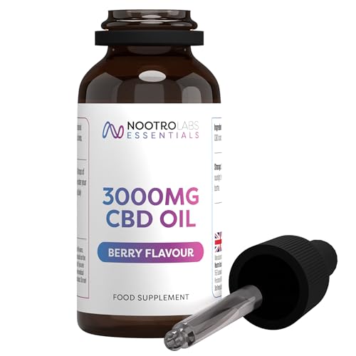 Nootro Labs 3000mg CBD Oil, High Strength CBD Oil for Anxiet