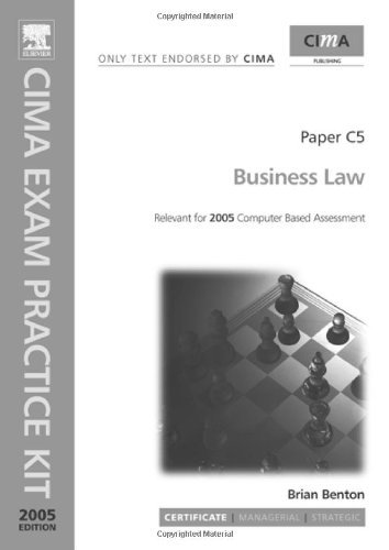 Buy CIMA Exam Practice Kit: Business Law: C5 (CIMA Official Exam Practice Kit) — BookShops.in