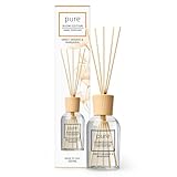 PURE ROOM EDITION 250ml Raumduft Orange & Mandarine: natürliche Inhaltsstoffe, vegan & tierversuchsfrei, Bio-Alkohol, Diffuser mit Stäbchen hergestellt in Italien