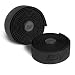 BV EVA Road Bike Handlebar Tapes, Bicycle Bar Tape, Cycling Handle Wraps - 2 Rolls per Set (Black)