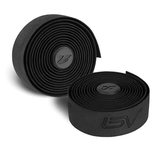 BV Road Bike Handlebar Tape: Comfortable EVA Foam, Black/White, Installation Kit Included