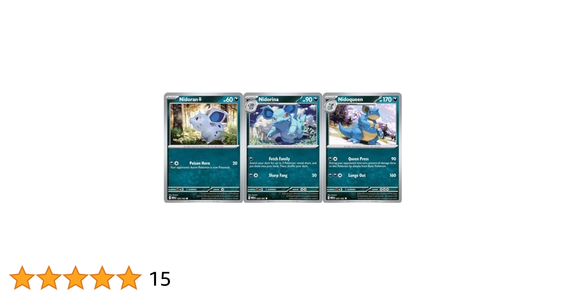 Amazon.com: Nidoqueen 031/165 - Pokemon 151 - Evolution 3