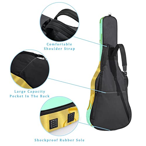 Housse de protection épaisse en éponge imperméable pour guitare acoustique, électrique, basse, guitare classique… - Les Beatles, Paul McCartney, John Lennon, RIngo Starr, George Harrison Housse de protection épaisse en éponge imperméable pour guitare acoustique, électrique, basse, guitare classique… – Image 4