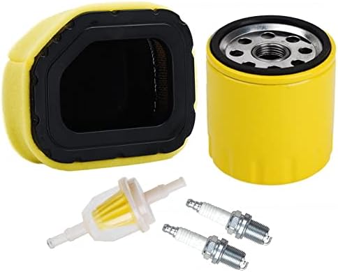 HIFROM 32 083 03-S 32 883 03-S1 Air Filter with 52 050 02-S Oil Filter 25 050 03-S Fuel Filter Spark Plug Tune up Kit Replacement for Kohler SV710 SV715 SV720 SV730 SV735 and SV740 Lawn Mower