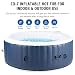 CO-Z Jacuzzi SPA Hinchable Portátil para 4 Personas 1,8 x 1,8 m...