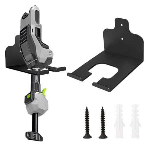 SUREUP9 Garage Organizer Trimmer Rack Weed Eater Hanger, Heavy Duty Wall Mount Tool Holder for Garden Tools, Garage Wall Storage, 1 Pack