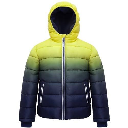 Rokka&Rolla Boys' Heavyweight Puffer Jacket Warm Fleece Lined Winter Coat