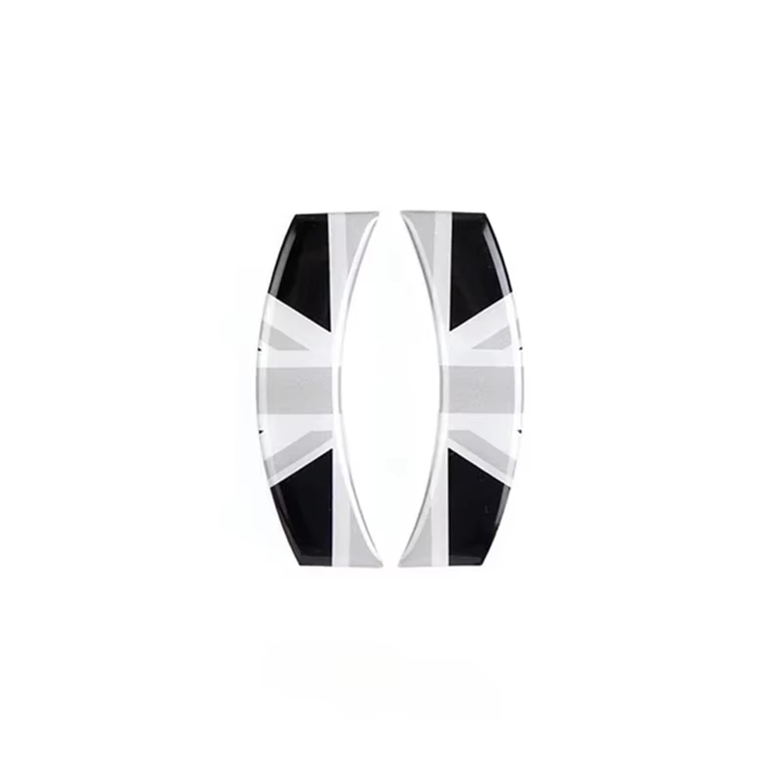 Button Trim Compatible with Mini for Cooper F54 for Clubman F55 F56 F57 F60 Car Navigation Screen Stickers(Gray Jack)