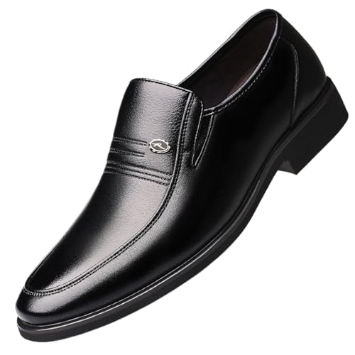 Dress Shoes for Men Men's Dress Shoes Pointed Toe Leather Oxfords for Business and Casual Wear