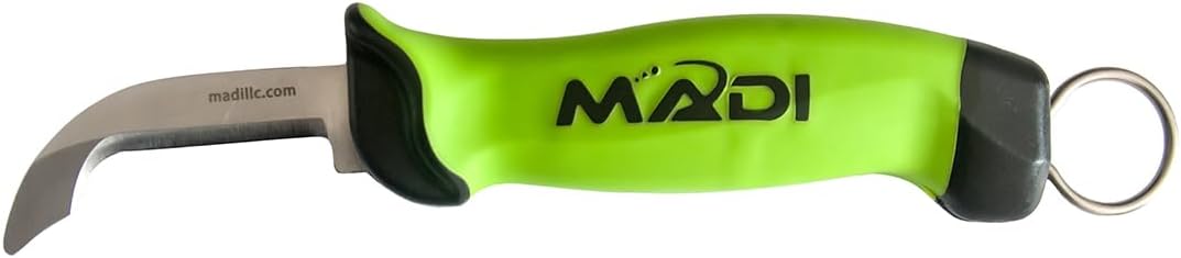 MADI FBSK-2S Fixed Blade Skinning Knife – Safety Utility Blade for Linemen, Electrical & Utility Work