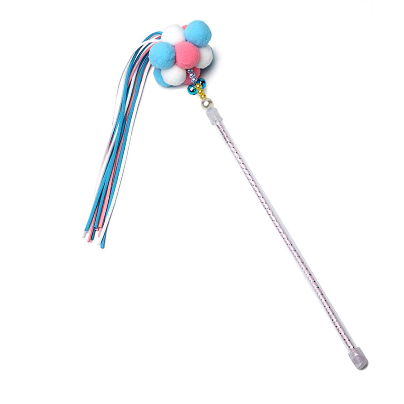 Toddmomy 6 Piezas Rompecabezas de Gato Mascota Juguete de burlas para Gatos Peluches Juguetes Juguete para burlarse de Gatos Varita de Juguete para Gatos el Gato Teaser de Gato Suministros