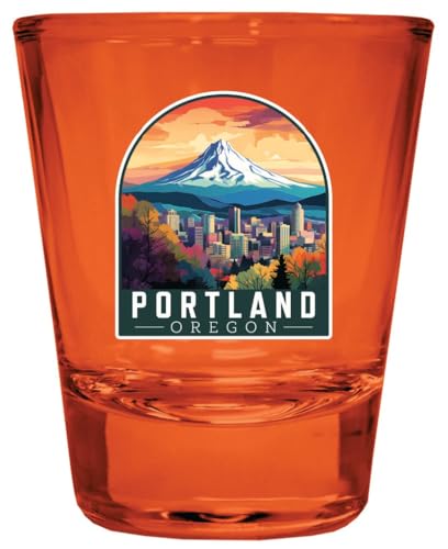 Vaso shot souvenir color naranja 2oz