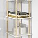 SoBuy STR04-K-WN Estantería de 5 Niveles para Baño Librería Escalera 36 *...